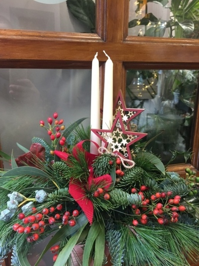 Centro de navidad pequeño