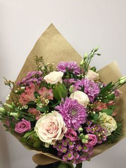 0 Ramo semilla rosa